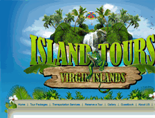 Tablet Screenshot of islandtoursvi.com